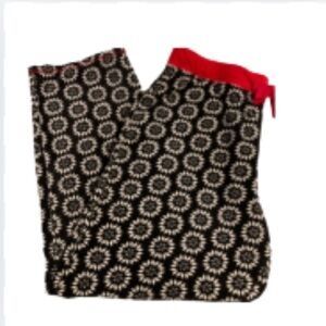 EC Relativity Intimates Black + White Pajama/Lounge Pants Plus Size 2X